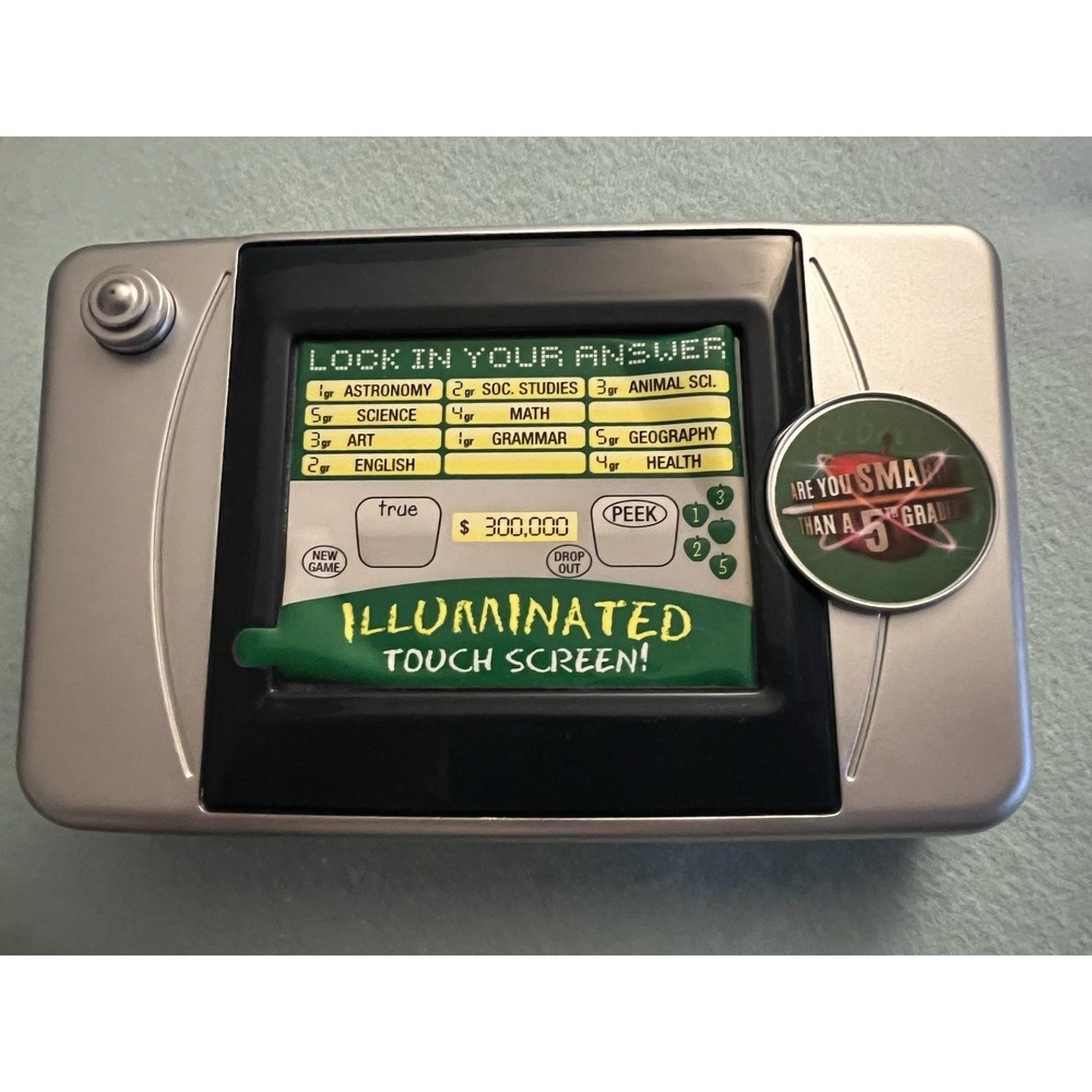 NEW Are You Smarter Than a 5th Grader Hand Held Electronic Game 2007